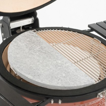 Kamado Big Joe Half-Moon Soapstone (1)